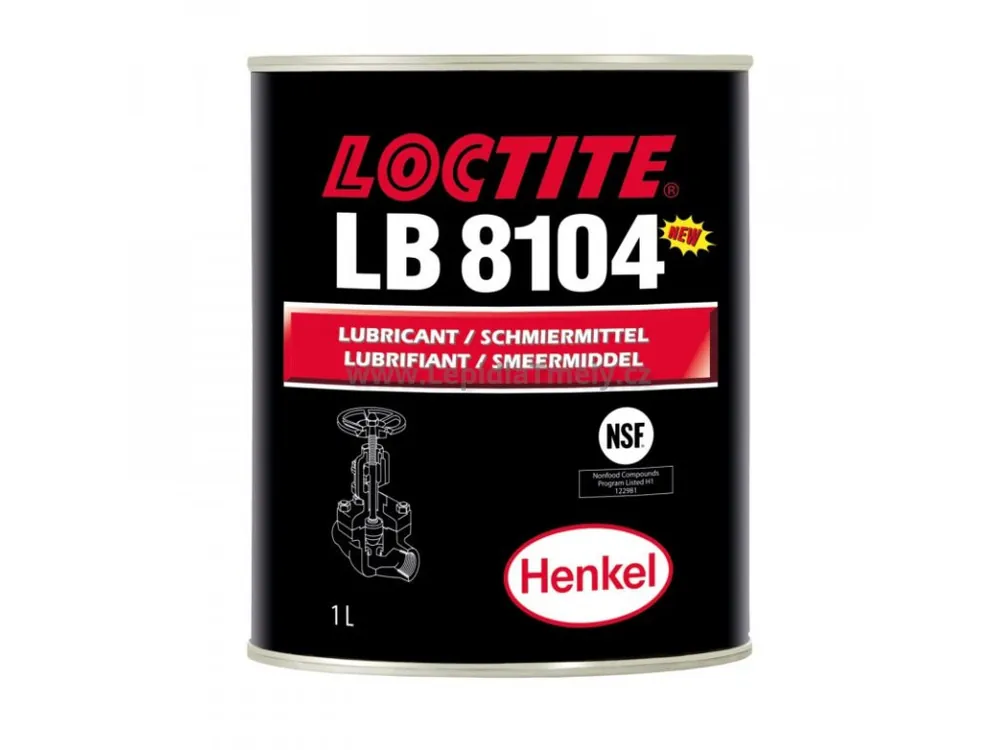 Cenově Výhodný Loctite 8104/1000ml silikonový tuk (potravinářský atest)
