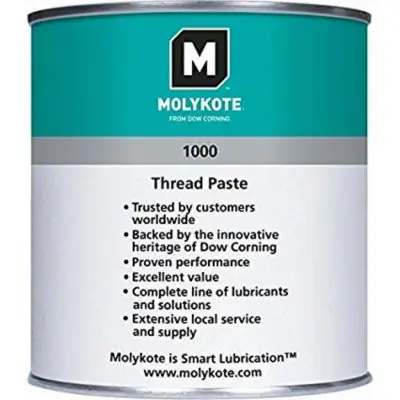 Značkový MOLYKOTE 1000 1kg Pasta na šrouby s tuhými mazivy pro vysoké teploty