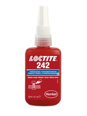 Autentický Loctite 242/50ml zajišťovač šroubů SP