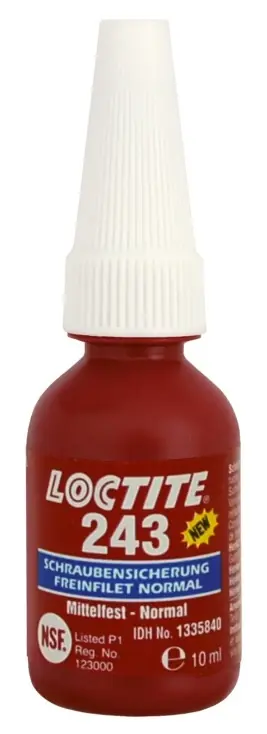 Rychlé Dodání Loctite 243/10ml zajišťovač závitů a šroubů SP