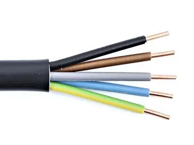 Vysoce Kvalitní Kabel CYKY-J 5x1,5 kruhy balení 50m (cyky 5Cx1,5)