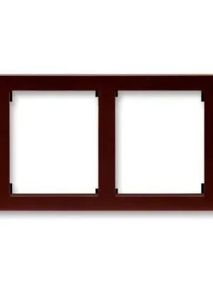 Finální Výprodej Time®Arbo 3901F-A50120 54J rámeček dvojnásobný, vodorovný barva wenge ABB