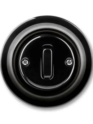 Decento® 3559K-C86345 N ovládač přepínací, se svorkou N, řazení 6/0 barva černá (porcelán) ABB Expresní Doručení