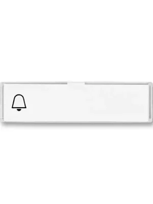 Finální Výprodej Element® 3558E-A10/1 pole popisové, se symbolem zvonku ABB
