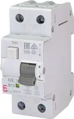 ETI KZS-2M 1p+N A B13/0.03 10kA *002173203 Kombinovaný chránič 1p+N, 2M, typ A, char. B, I?n = 30mA, Icn = 10kA, In = 13A, Un = 23 Expresní Doručení