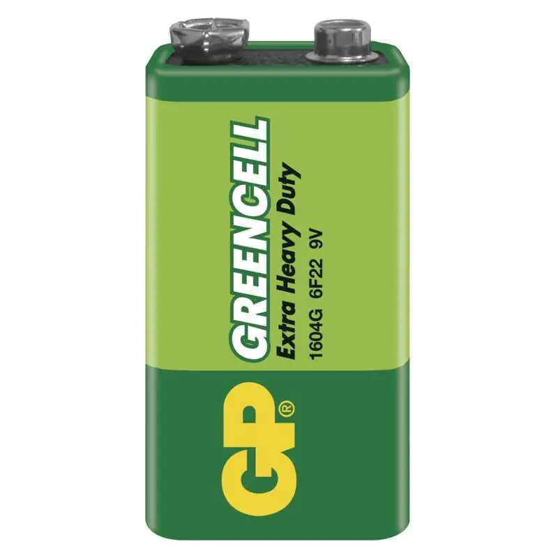 Nejlepší Volba Zinková baterie GP Greencell 6F22 (9V) *B1250