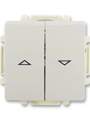 Swing® 3557G-A89340 S1 spínač žaluziový jednopólový, řazení 1+1 s blokováním, s krytem barva světle šedá *ABB Nejprodávanější