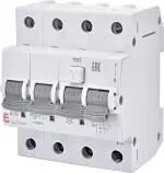 ETI KZS-4M 3p AC B20/0,03 10kA *002174805 Kombinovaný chránič 3p (bez N svorky), 4M, typ AC, char. B, I?n = 30mA, Icn = 10kA, In = Výprodej