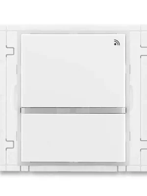 Element® 3299E-A21908 01 vysílač RF signálu dvojtlačítkový, nástěnný, 868 MHz barva bílá / ledová bílá ABB Akční Cena