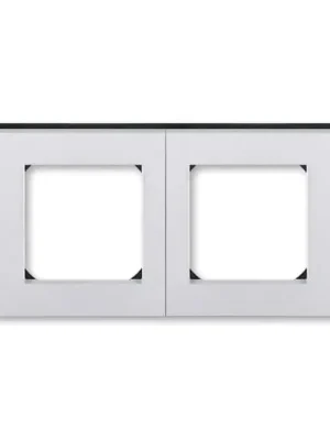 Super Cena Levit®M 3901H-A05020 70 rámeček dvojnásobný, pro vodorovnou i svislou montáž barva titanová / kouřová černá ABB