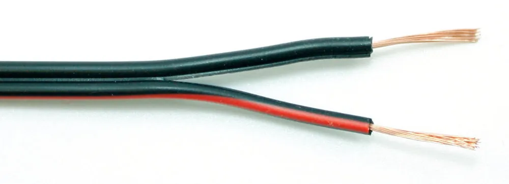 Oblíbený Kabel BCYH 2x0,5mm barva černo/rudá dvoulinka nestíněná S8253