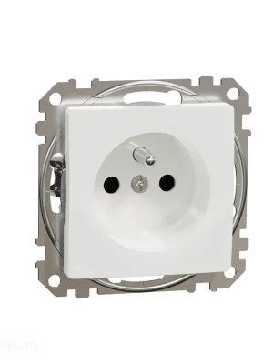 Sedna - Zásuvka 230V 16A clonky šroubová bílá *SDD111011 Schneider electric Nová Kolekce