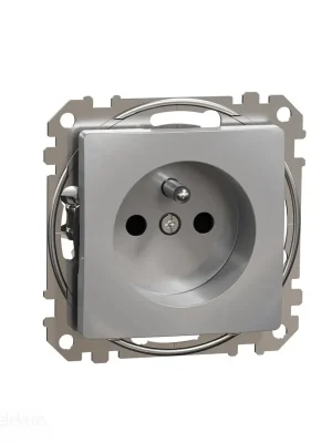 Sedna - Zásuvka 230V 16A clonky šroubová alu *SDD113011 Schneider electric Akce