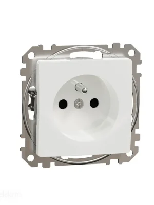 Sedna - Zásuvka 230V 16A clonky bezšroubová bílá *SDD111012 Schneider electric Nejlepší Volba