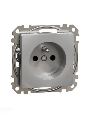 Sedna - Zásuvka 230V 16A clonky bezšroubová alu *SDD113012 Schneider electric Vysoce Kvalitní