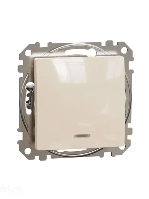 Sedna - Spínač jednopólový ř.1 sig. kont. béžová *SDD112101N Schneider electric Bezpečná Platba