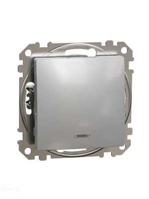 Sedna - Spínač jednopólový ř.1 sig. kontr. alu *SDD113101N Schneider electric Oblíbený