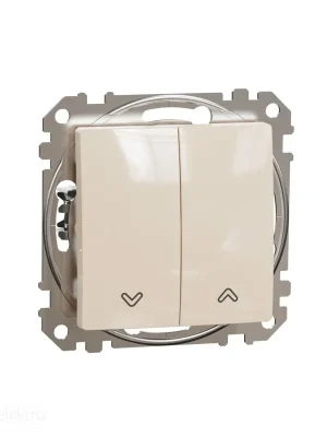Sedna - Spínač žaluzií béžová *SDD112104 Schneider electric Víkendová Akce