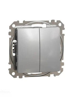 Sedna - Přepínač dvojitý střídavý ř.6+6 alu *SDD113108 Schneider electric Odeslání Ihned