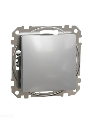 Omezená Nabídka Sedna - Tlačítko střídavé ř.6So alu *SDD113116 Schneider electric