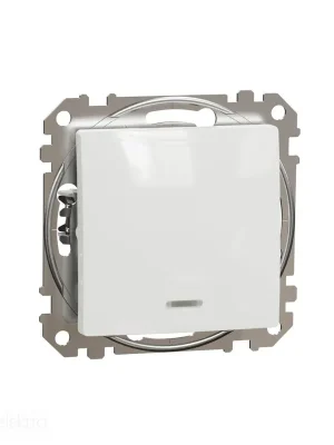 Sedna - Tlačítko střídavé ř.6So or. kontr. bílá *SDD111116L Schneider electric Koupit Online