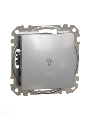 Novinka Sedna - Tlačítko 1/0 "světlo" alu *SDD113132 Schneider electric