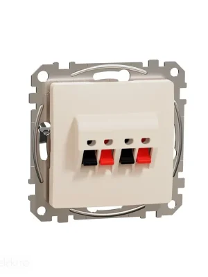 Sedna - Zásuvka reproduktor. dvojitá béžová *SDD112411 Schneider electric Cenová Bomba