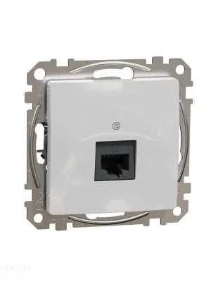Sedna - Datová zásuvka 1xRJ45 kat. 5e UTP alu *SDD113451 Schneider electric Poslední Šance