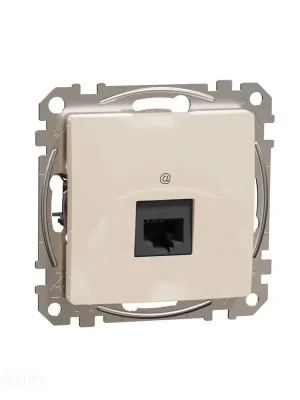 Nejprodávanější Sedna - Datová zásuvka 1xRJ45 kat. 6 UTP béžová *SDD112461 Schneider electric