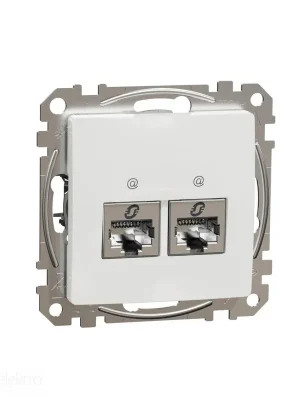 Sedna - Datová zásuvka 2xRJ45 kat. 6 STP bílá *SDD111462S Schneider electric Zlevněný