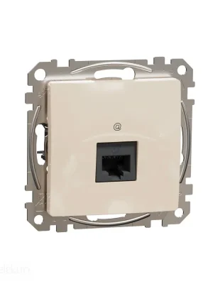 Sedna - Datová zásuvka 1xRJ45 kat. 6A UTP béžová *SDD112466 Schneider electric Nízká Cena