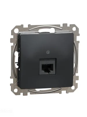 Expresní Doručení Sedna - Datová zásuvka 1xRJ45 kat. 6A UTP antr *SDD114466 Schneider electric