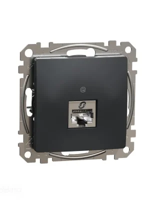 Dokud Zásoby Vydrží Sedna - Datová zásuvka 1xRJ45 kat. 6A STP antr *SDD114466S Schneider electric