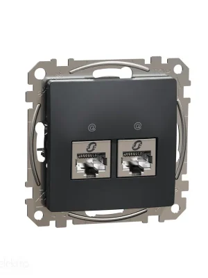 Sedna - Datová zásuvka 2xRJ45 kat. 6A STP antr *SDD114467S Schneider electric Poslední Šance