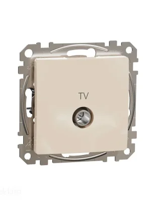Sedna - TV zásuvka koncová 4dB béžová *SDD112471 Schneider electric Tovární Cena