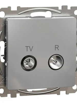 Sedna - TV R zásuvka koncová 4dB alu *SDD113471R Schneider electric Vrácení Zdarma