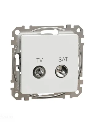 Zlevněný Sedna - TV SAT zásuvka koncová 4dB bílá *SDD111471S Schneider electric