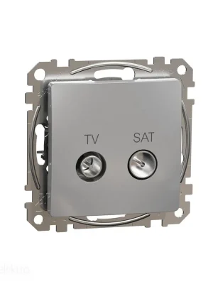 Sedna - TV SAT zásuvka koncová 4dB alu *SDD113471S Schneider electric Přímo Od Výrobce