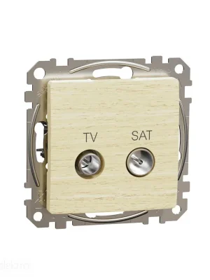 Sedna - TV SAT zásuvka koncová 4dB bříza *SDD180471S Schneider electric Vysoce Kvalitní