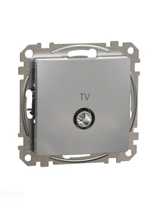 Sedna - TV zásuvka průběžná 7dB alu *SDD113474 Schneider electric Výhodná Nabídka