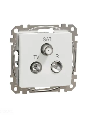 Sedna - TV-R-SAT zásuvka průběžná 10dB bílá *SDD111488 Schneider electric Rychlé Dodání