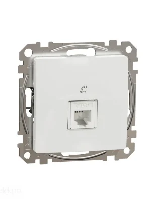 Sedna - Telefonní zásuvka 1xRJ11 bílá *SDD111491 Schneider electric Jen Po Omezenou Doba