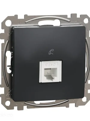 Sedna - Telefonní zásuvka 1xRJ11 antracit *SDD114491 Schneider electric Rychlé Dodání