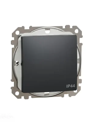 Ověřený Sedna - Spínač jednopólový ř.1 IP44 antracit *SDD214101 Schneider electric