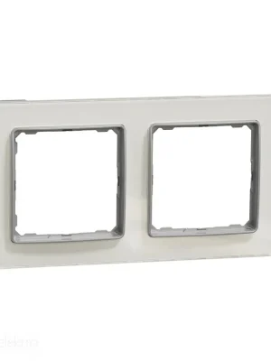 Sedna - Rámeček dvojnásobný bílé sklo *SDD360802 Schneider electric Sleva