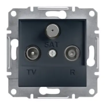 Must-Have Asfora - Zásuvka TV-R-SAT, koncová, antracit *EPH3500171 Schneider electric