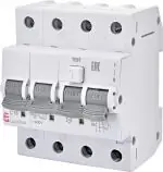 ETI KZS-4M 3p A C16/0,03 10kA *002174724 Kombinovaný chránič 3p (bez N svorky), 4M, typ A, char. B, I?n = 30mA, Icn = 10kA, In = 1 Finální Výprodej