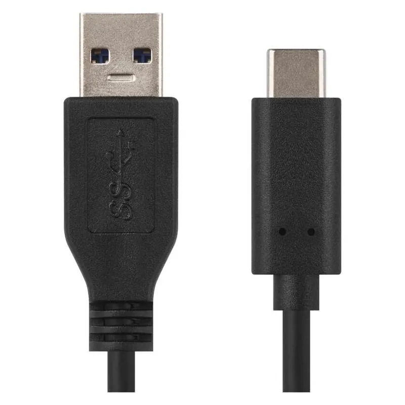 Nízká Cena USB kabel 3.0 A/M - USB 3.1 C/M 1m černý, Quick charge