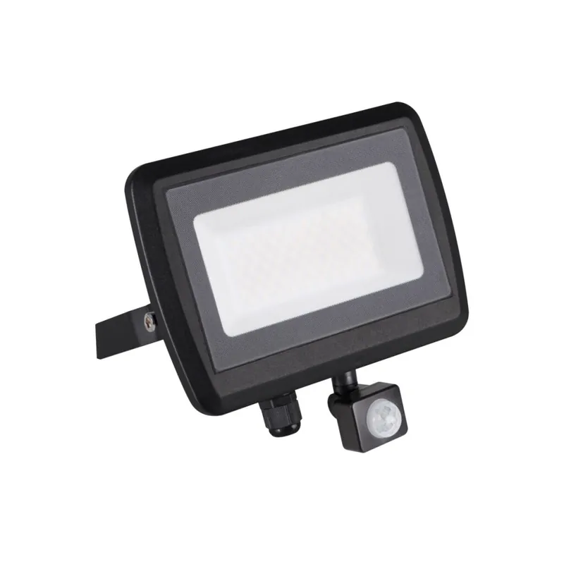 Tovární Cena Svítidlo LED ANTEM 50W-NW-SE B reflektor s čidlem barva černá 33208 Kanlux