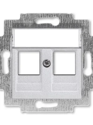 Odeslání Ihned Levit®M 5014H-A01018 70 kryt zásuvky komunikační přímé (2x), s kovovým upevňovacím třmenem barva titanová ABB